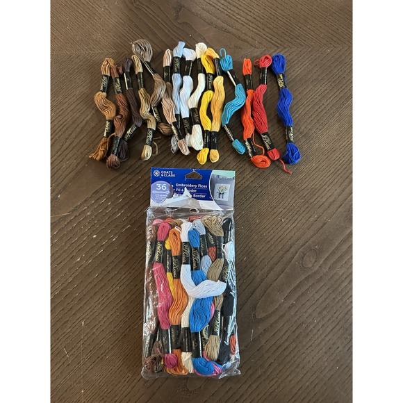 51 Cotton Skeins Coats & Clark Embroidery Floss Thread 8.75yd each Lot Sewing - Picture 2 of 3